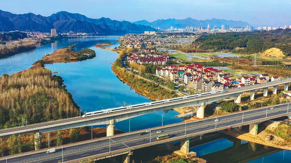 high-speed railway injects vitality into yangtze river delta region